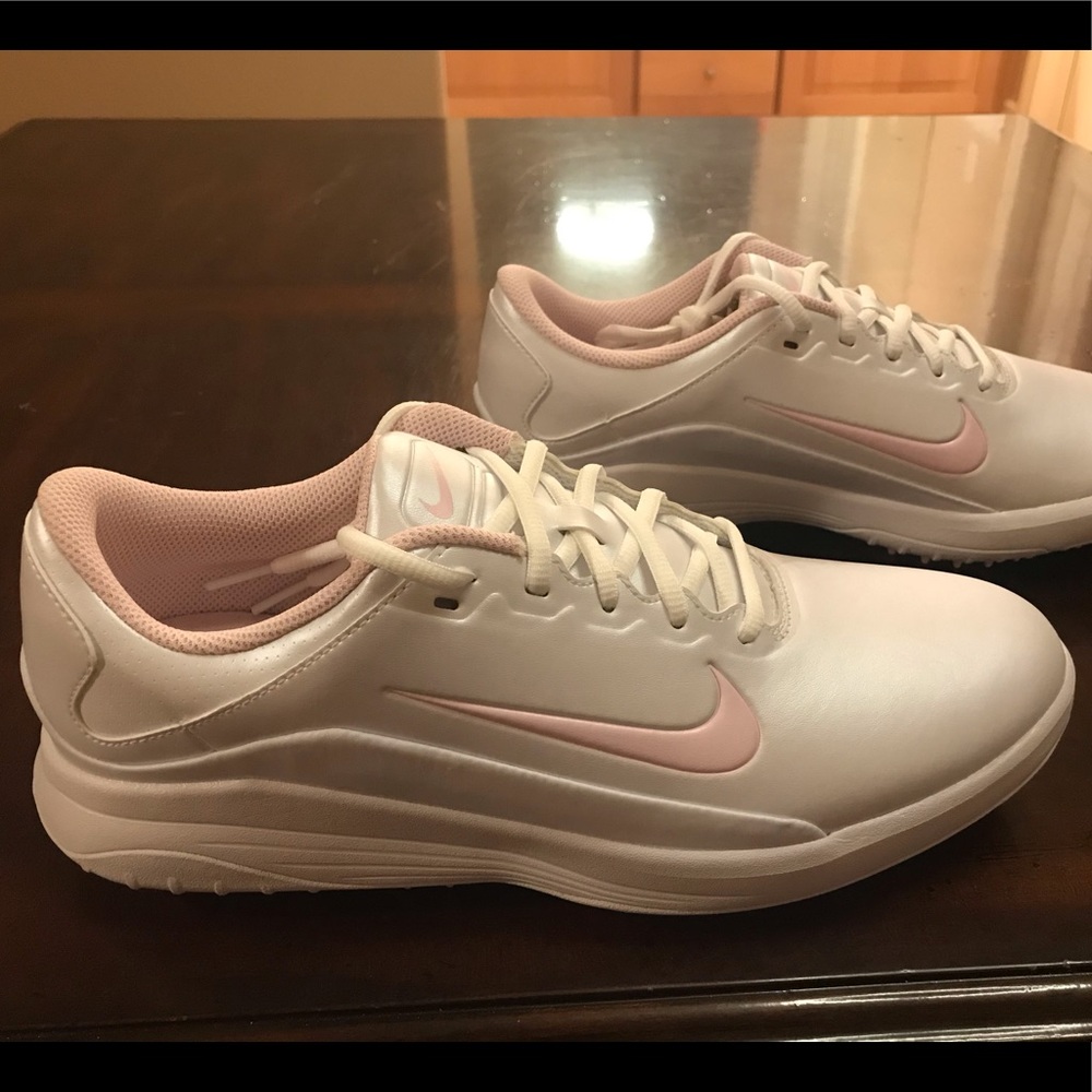 New Nike Vapor Pink White Golf Shoes